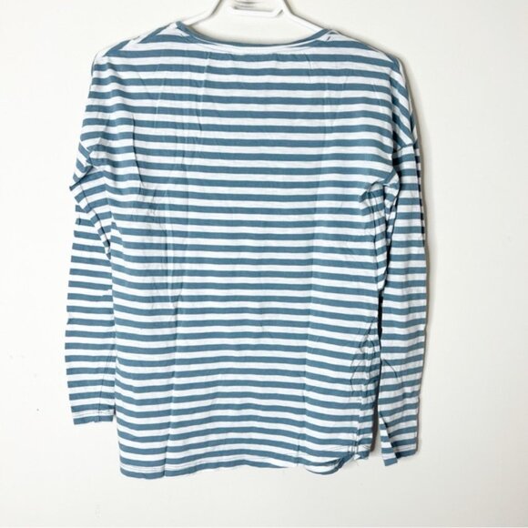 Ripe Maternity Lionel Long Sleeve Nursing Tee Petrol Shirt top White Size XS M - Picture 12 of 15